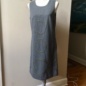ETCETERA “Circles” Gray and Silver Dress